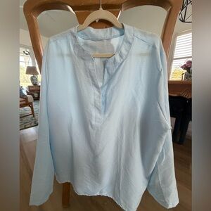 Sky Blue Long Sleeve Tunic